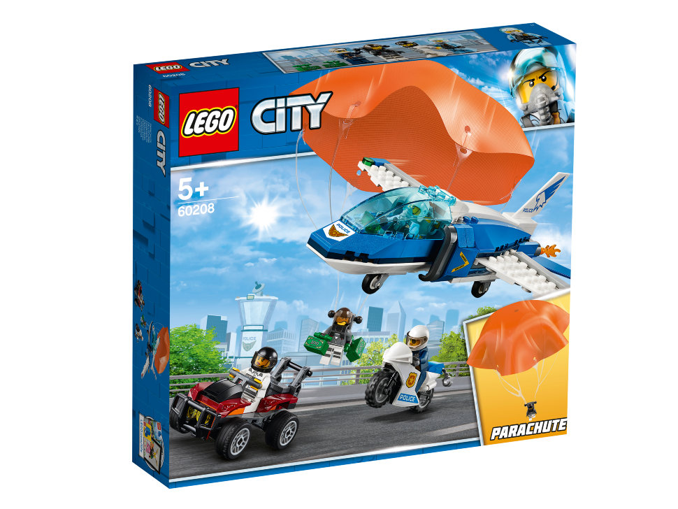 Конструктор Lego City: воздушная полиция: арест парашютиста (60208)
