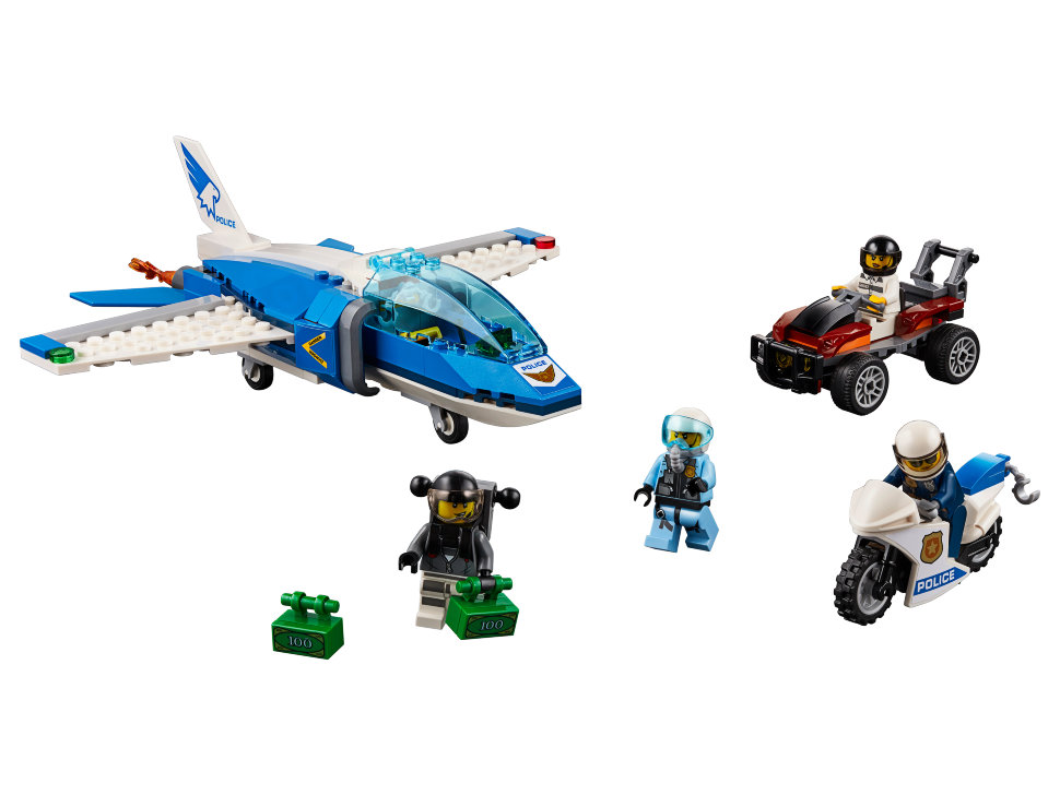 Конструктор Lego City: воздушная полиция: арест парашютиста (60208)