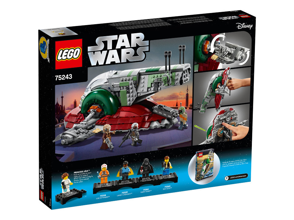 Конструктор Lego Star Wars: Слэйв-1: выпуск к 20-летнему юбилею (75243)