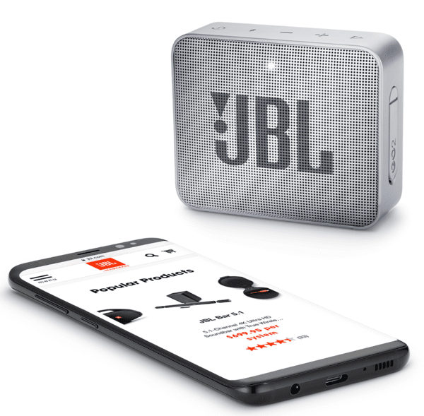 Портативна система JBL Go 2 Gray (JBLGO2GRY)