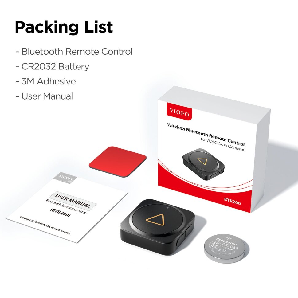 Bluetooth пульт ДК VIOFO BTR200 для A229 / A329 / VS1