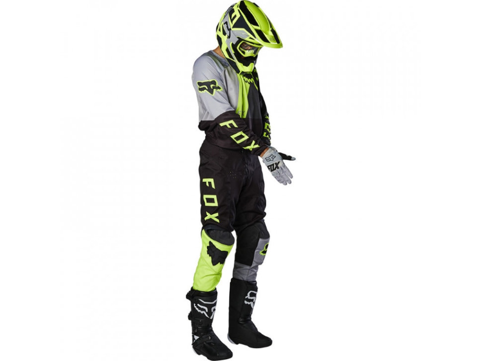 Мотошлем дитячий FOX Youth V1 Prix Helmet Black /Yellow