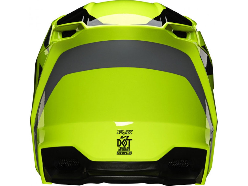 Мотошлем дитячий FOX Youth V1 Prix Helmet Black /Yellow