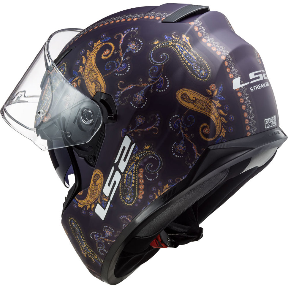 Мотошлем LS2 FF320 Stream Evo Pasly Matt Violet