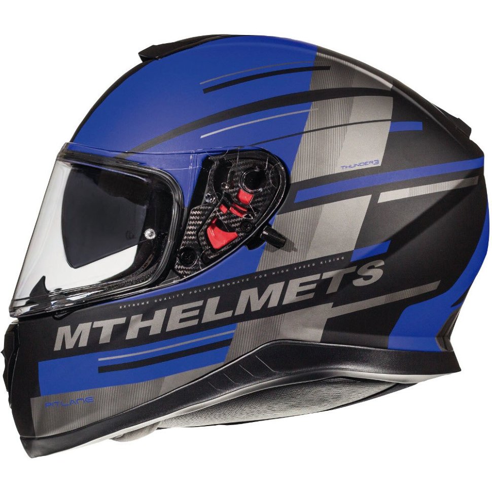 Мотошлем MT Helmets Thunder 3 SV Pitlane Matt Blue/Grey