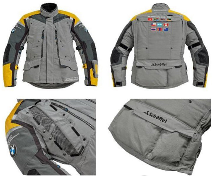 Мотокуртка мужская BMW Motorrad Jacket Rallye Competition Grey-Yellow