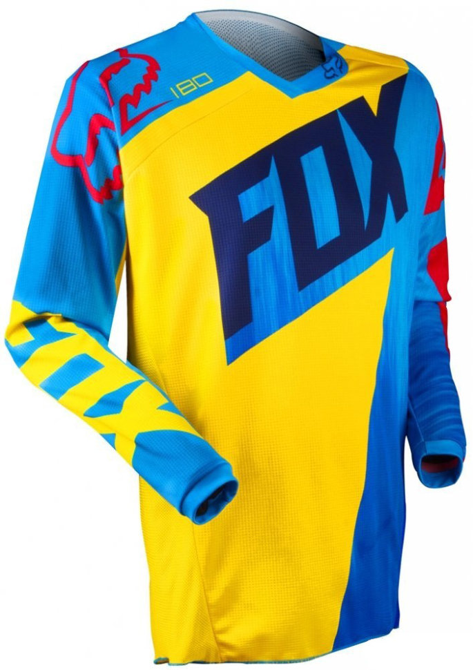 Мотоджерси Fox 180 Vandal Jersey Blue/Yellow