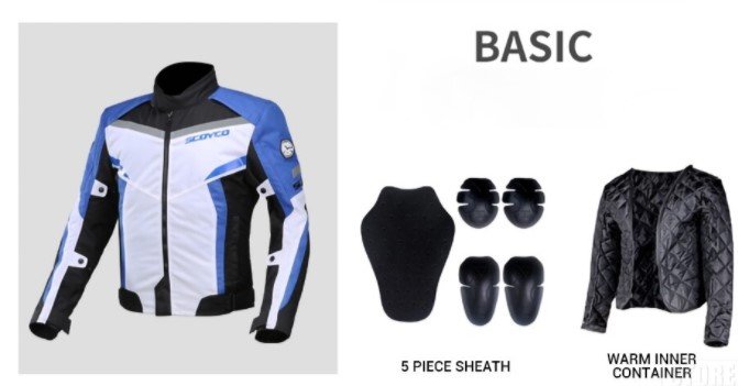 Мотокуртка Scoyco JK92 Black