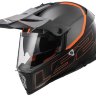 Мотошлем LS2 MX436 Pioneer Element Titanic /Black /Orange
