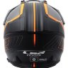 Мотошлем LS2 MX436 Pioneer Element Titanic /Black /Orange