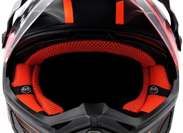 Мотошлем LS2 MX436 Pioneer Element Titanic/Black/Orange