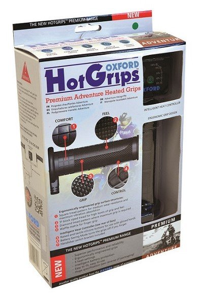 Ручки з підігрівом Oxford Hotgrips Premium Adventure With V8 Switch (OF690)