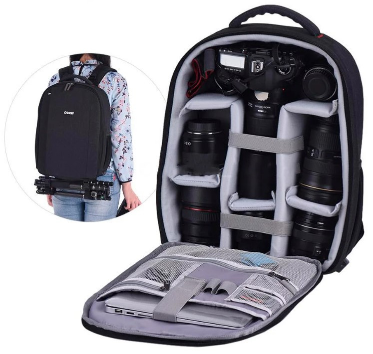 Рюкзак для фотоаппарата Caden D10C Coffee (58478)