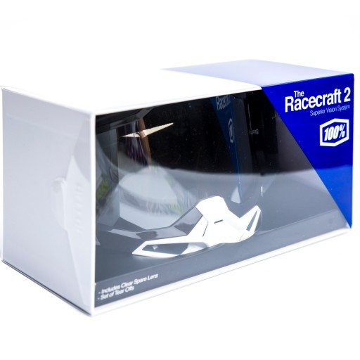 Мото очки 100% Racecraft 2 Goggle Black Clear Lens (50121-101-01)