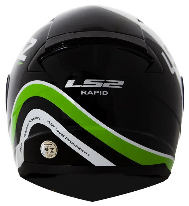 Мотошлем LS2 FF353 Rapid Stark Black/Green/White