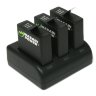 Набор Wasabi Power Battery for GoPro Hero 5/6/7 with Triple Charger 2pcs (KIT-BB-HERO5-03)