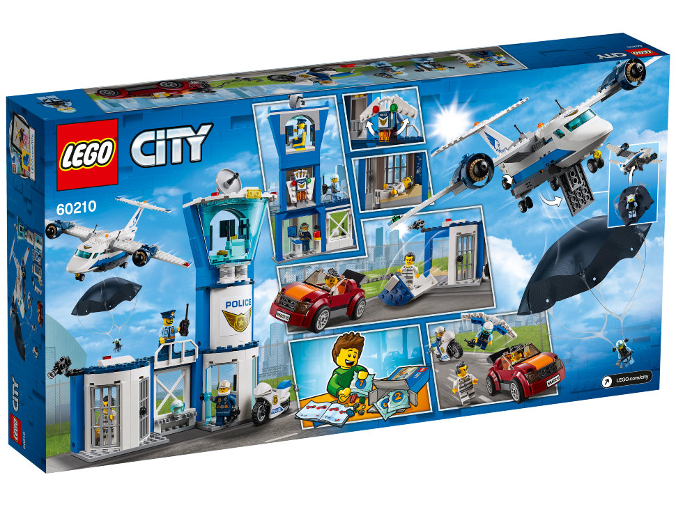 Конструктор Lego City: воздушная полиция: авиабаза (60210)