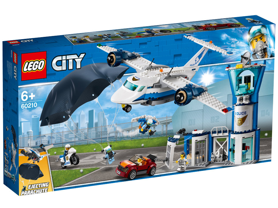 Конструктор Lego City: воздушная полиция: авиабаза (60210)
