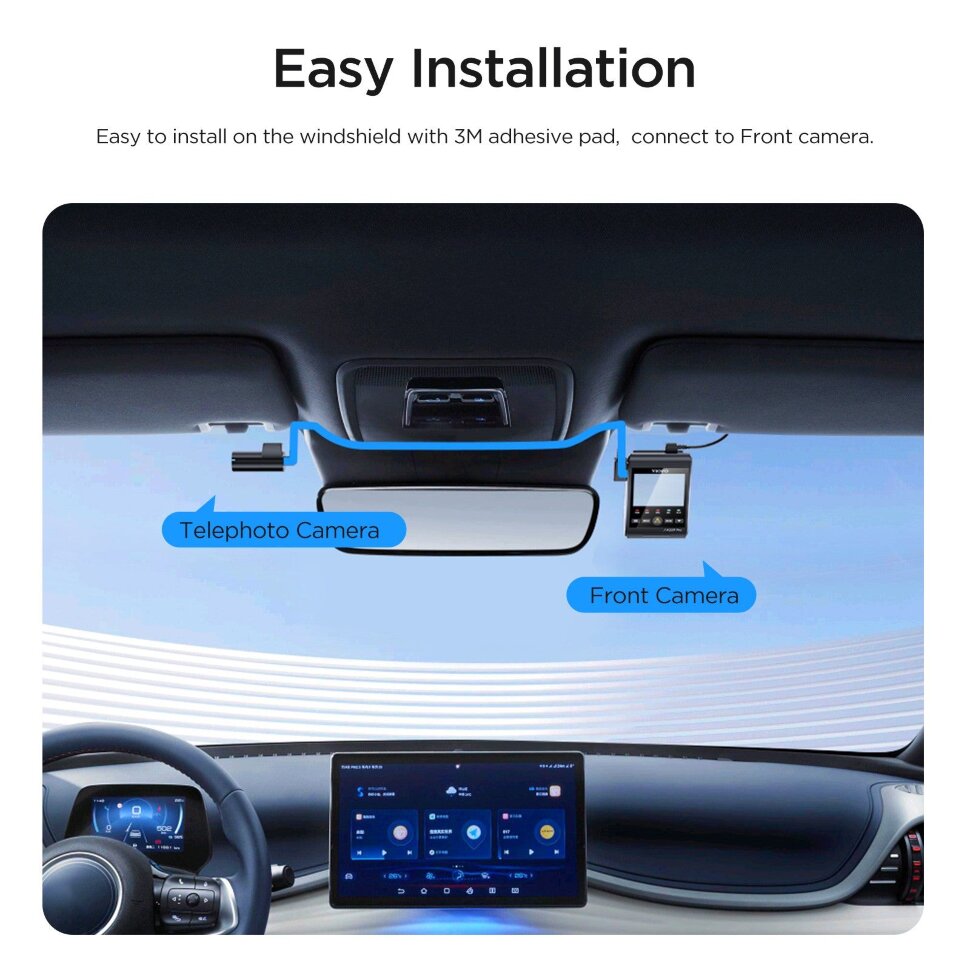 Додаткова камера VIOFO RTC300 телефото для A229 Pro / A229 Plus