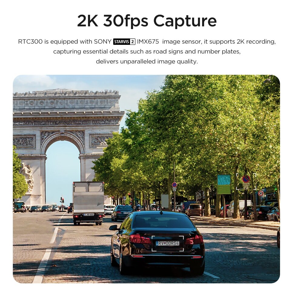 Додаткова камера VIOFO RTC300 телефото для A229 Pro / A229 Plus