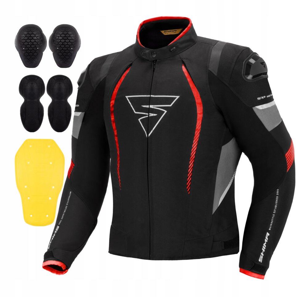 Мотокуртка Shima Solid Pro Red