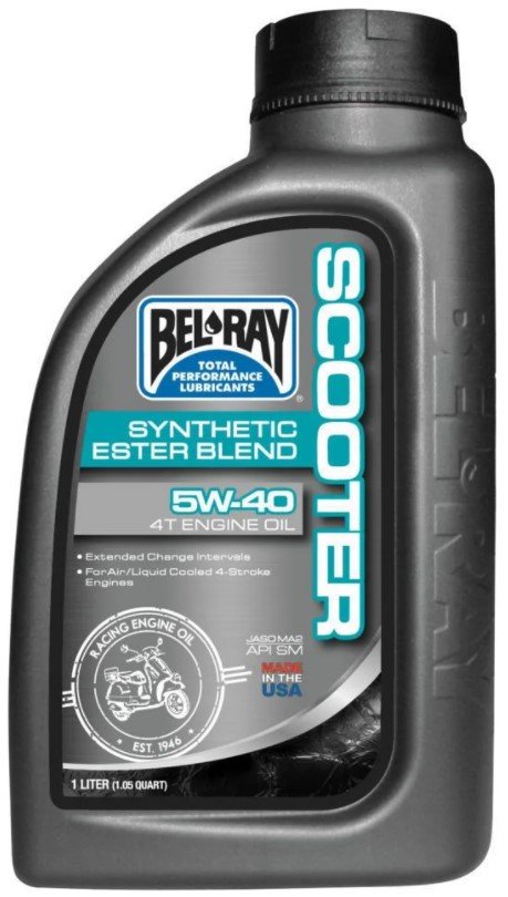 Моторне масло Bel-Ray Scooter Synthetic Ester Blend 4T 5W-40 1л