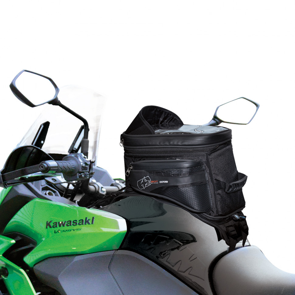 Мотосумка на бак Oxford S20R Adventure Strap On Tank Bag Black (OL231)