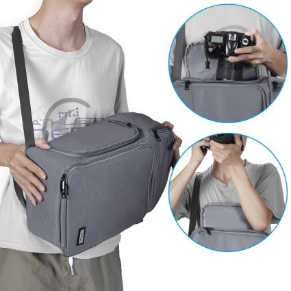 Рюкзак-слинг для фотоаппарата Caden D15G Grey (58522)