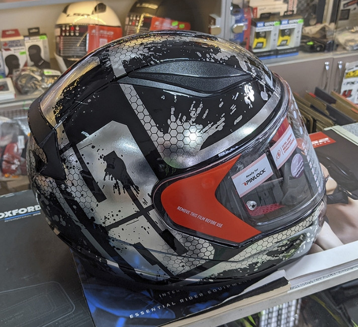 Мотошлем LS2 FF353 Rapid Spy Black/Silver