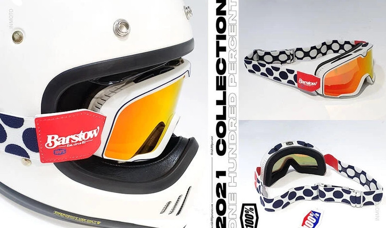 Мото очки 100% Barstow Goggle Hayworth Mirror Lens Flush Red (50002-267-01)