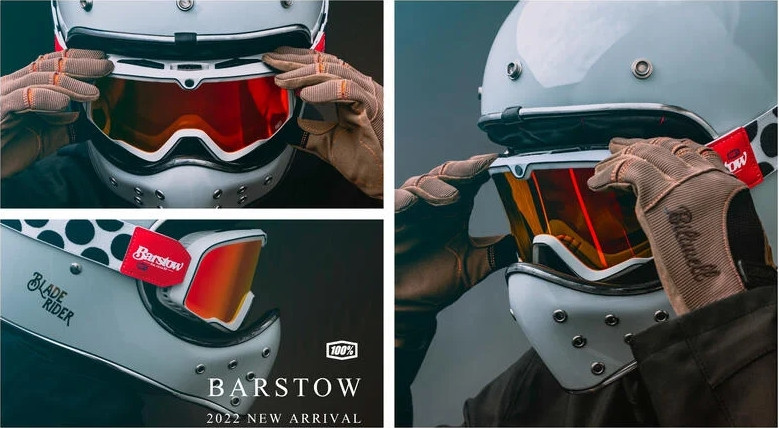 Мото очки 100% Barstow Goggle Hayworth Mirror Lens Flush Red (50002-267-01)