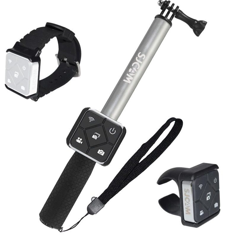 Пульт ДУ с моноподом SJCAM Remote Control Selfie Stick for SJCAM M20, SJ6, SJ7, SJ8, SJ9, SJ10 (с ремешком)