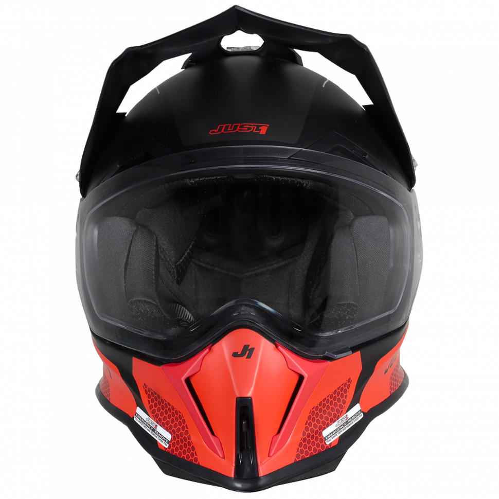 Мотошлем Just1 J14-F Elite Fluo Red Black