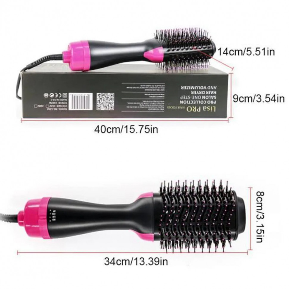 Фен-гребінець Revlon Perfect heat One-Step кругла (RVDR5222E3)