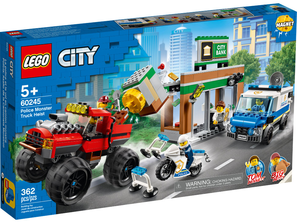 Конструктор Lego City: ограбление полицейского монстр-трака (60245)