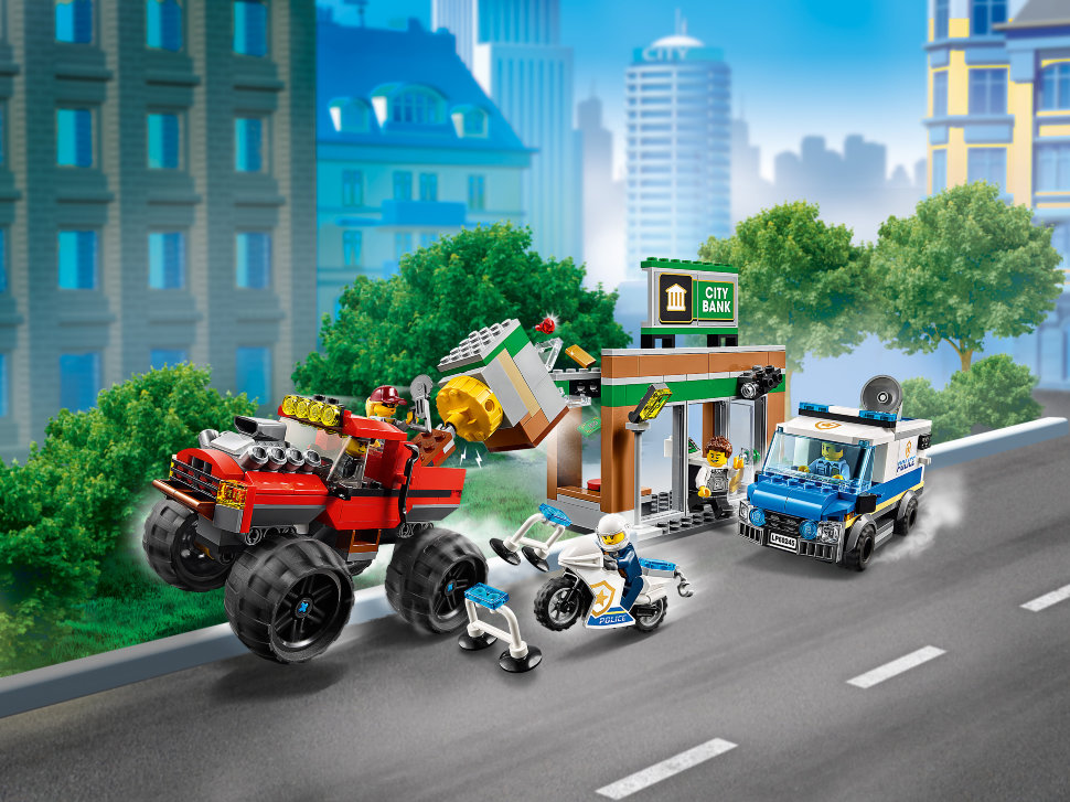 Конструктор Lego City: ограбление полицейского монстр-трака (60245)