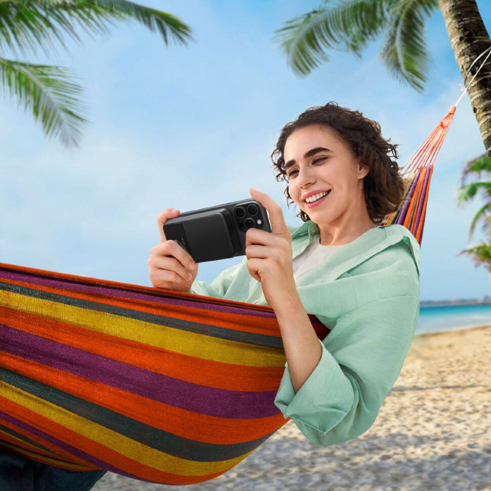 Павербанк EcoFLow RAPID 10000 Black с MagSafe (10000 мА·ч) (EF-RAPID10000-B-EU)