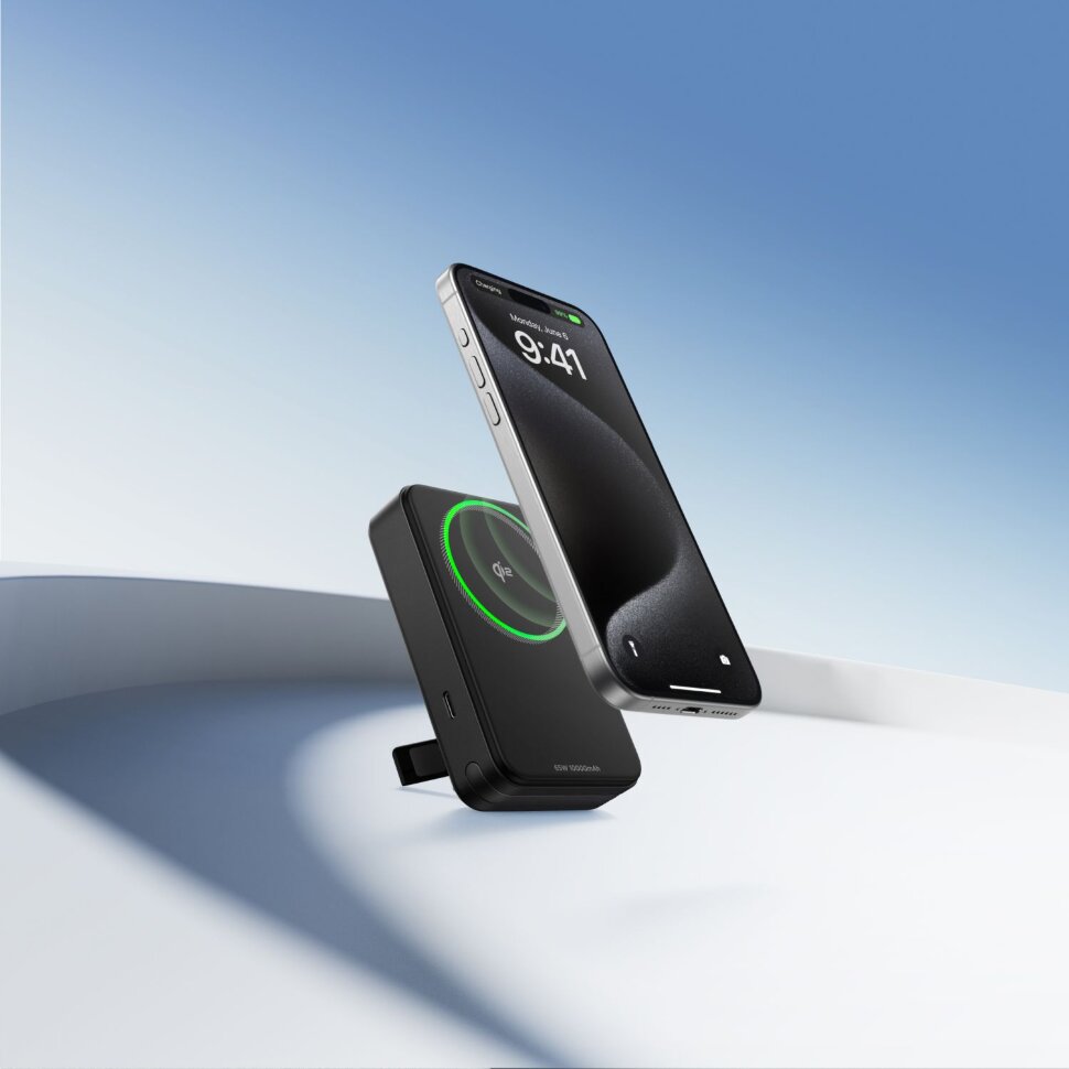 Павербанк EcoFLow RAPID 10000 Black с MagSafe (10000 мА·ч) (EF-RAPID10000-B-EU)