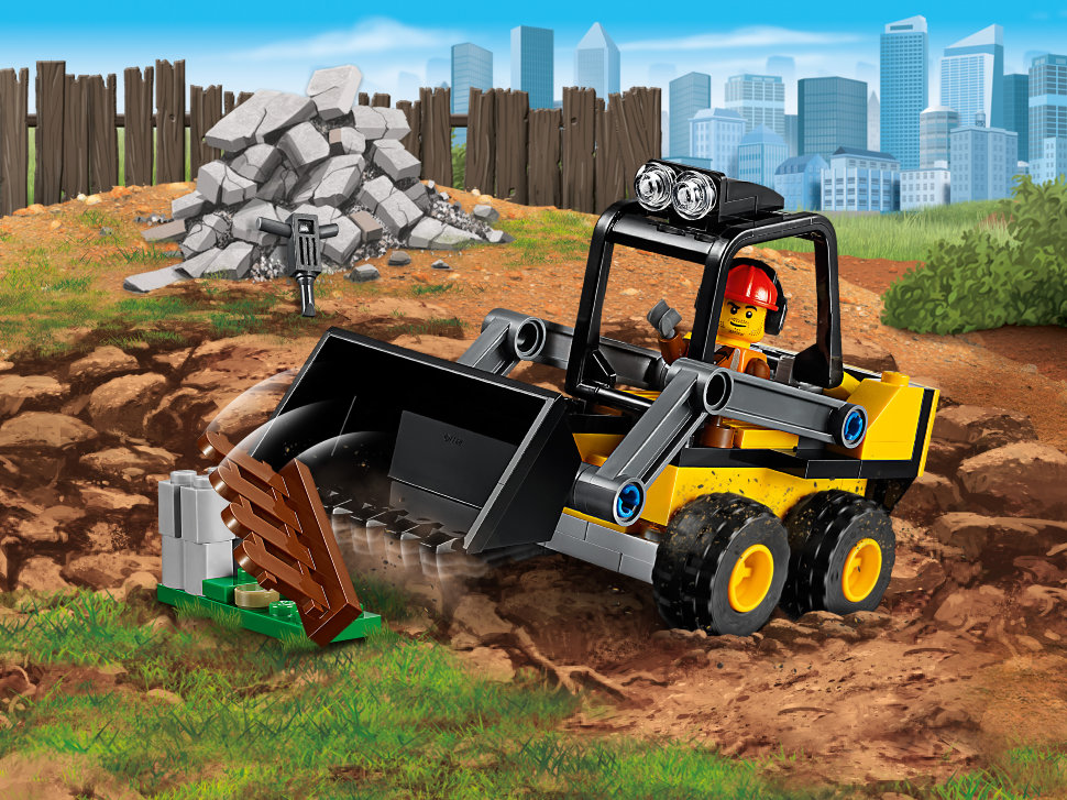 Конструктор Lego City: строительный погрузчик (60219)