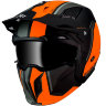 Мотошлем MT Helmets Streetfighter SV Twin Black /Orange