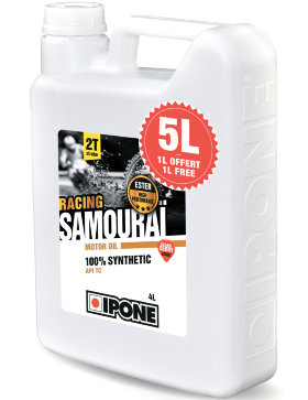 Моторне масло Ipone Samourai Racing 5л (з ароматом полуниці)
