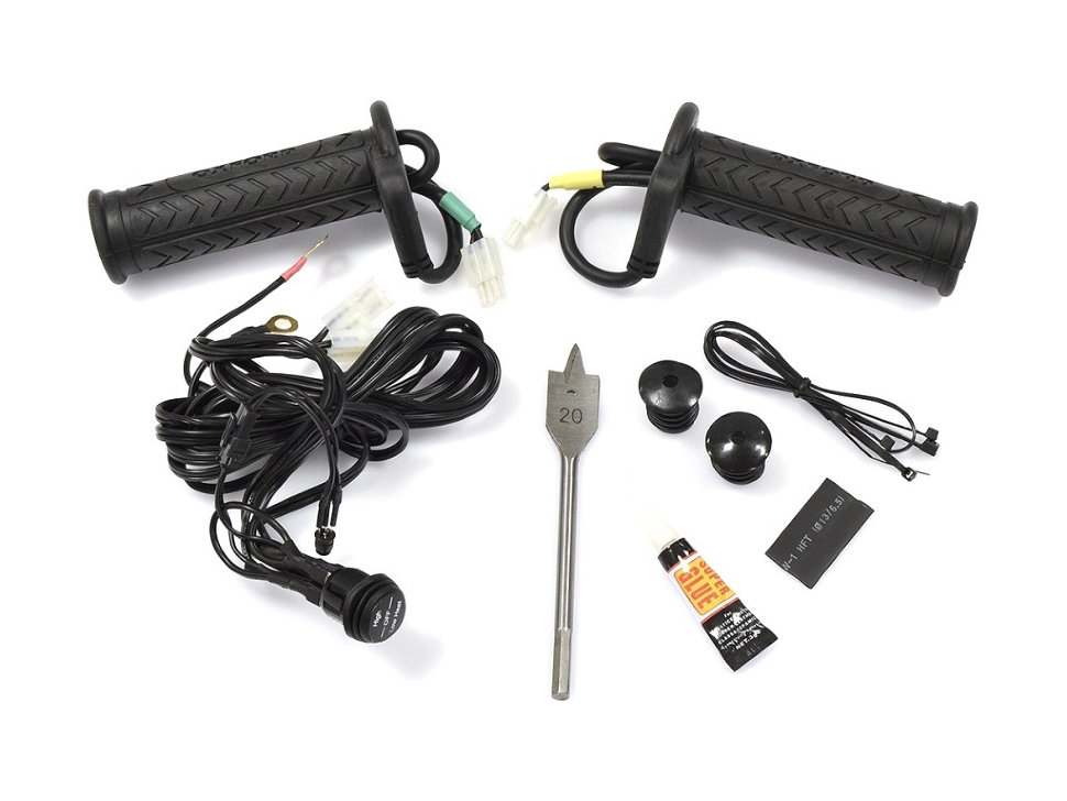 Ручки с подогревом Oxford Hotgrips Scooter With Panel Switch (OF772)