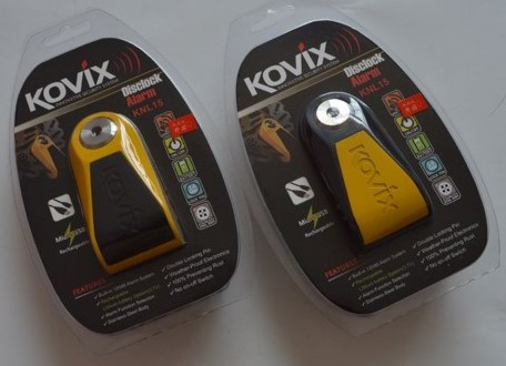 Мотозамок с сигнализацией Kovix KNL15 CG (KNL15 CG)