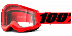 Мото окуляри 100% Strata Goggle II Red Clear Lens (50421-101-03)
