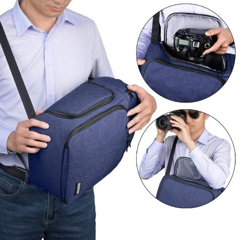 Рюкзак-слинг для фотоаппарата Caden D15L Blue (58523)
