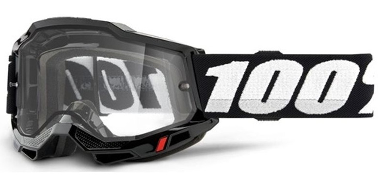 Мото очки 100% Accuri 2 Enduro Goggle Black Clear Dual Lens (50221-501-01)