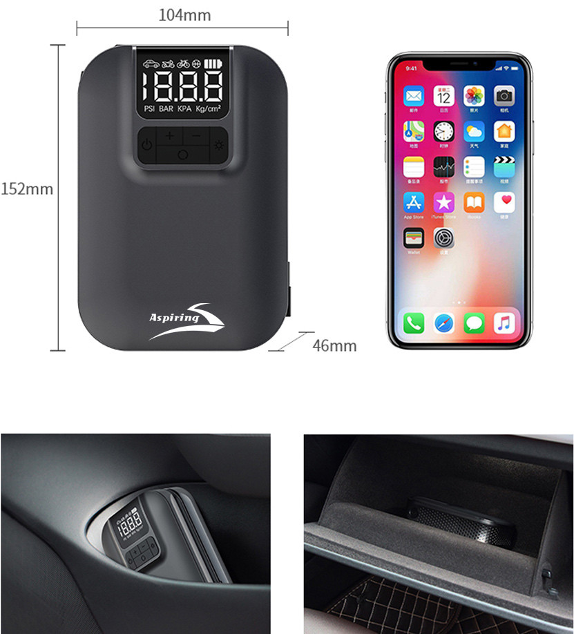 Портативний автокомпресор Aspiring Storm 1 (86ASNA21PG)