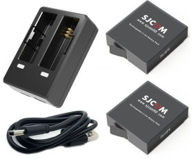 Набір SJCAM Batteries with Dual-slot Charger for SJ7