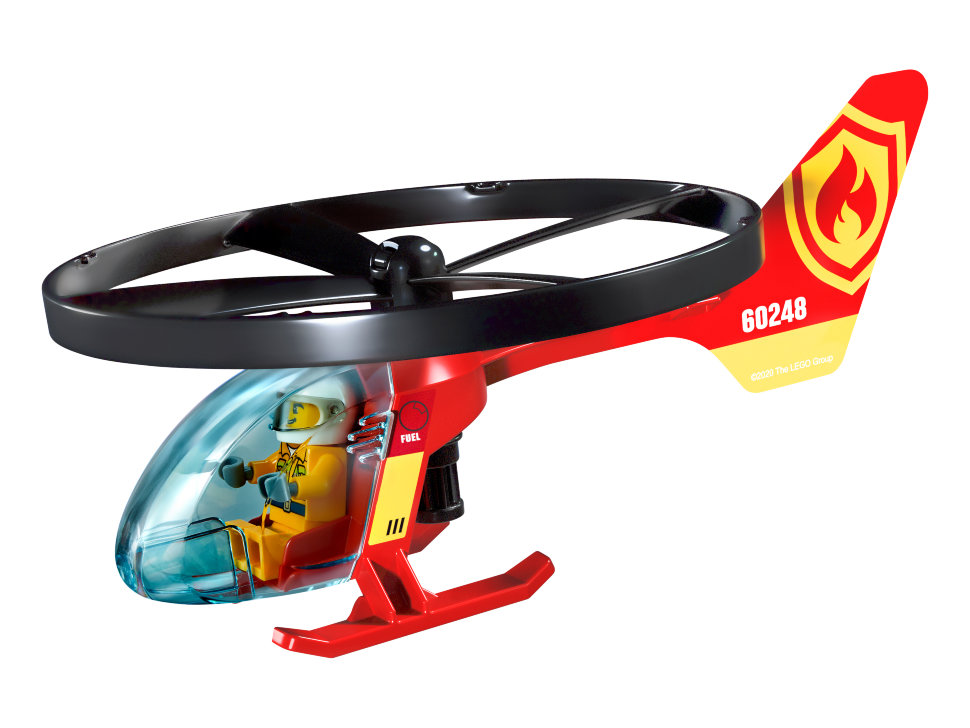 Конструктор Lego City: пожарный спасательный вертолёт (60248)