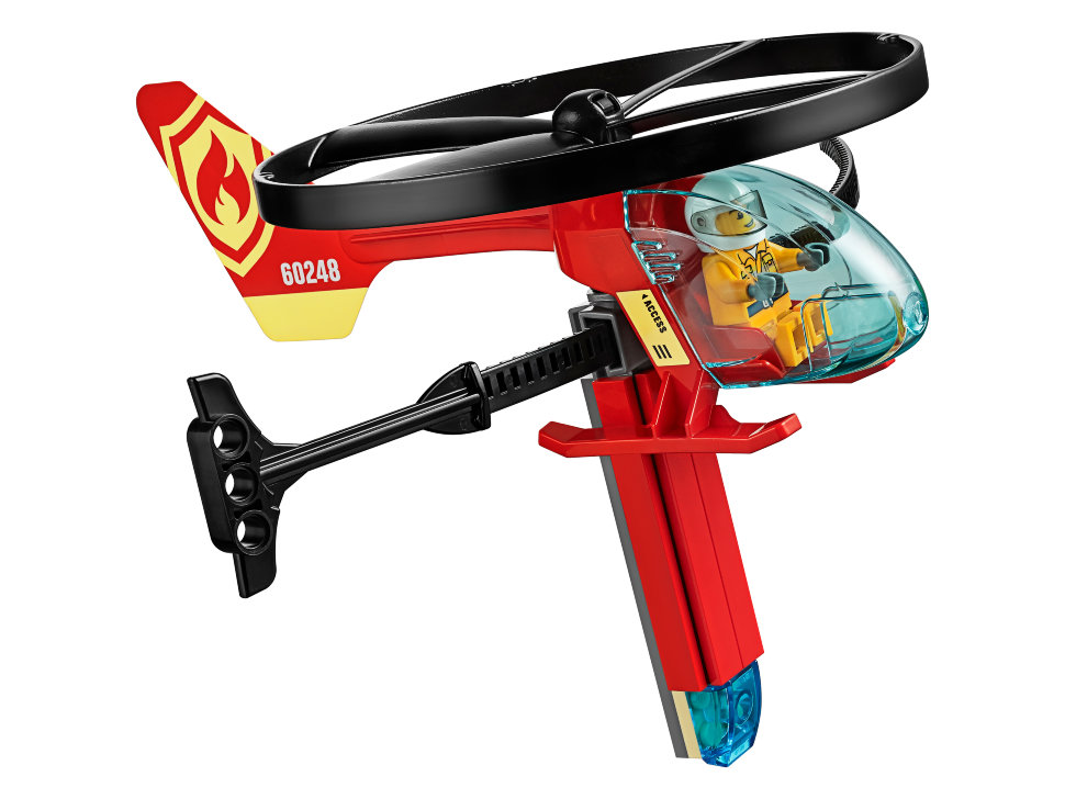 Конструктор Lego City: пожарный спасательный вертолёт (60248)
